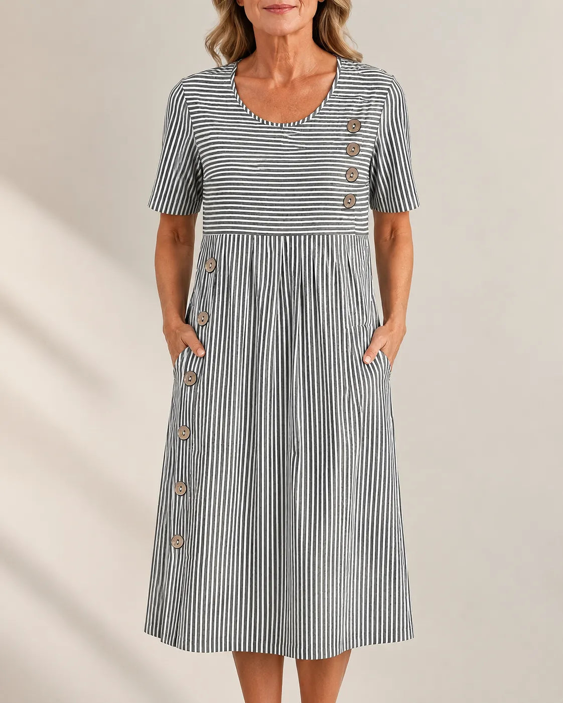 ליאל™ | שמלת קיץ בפסים