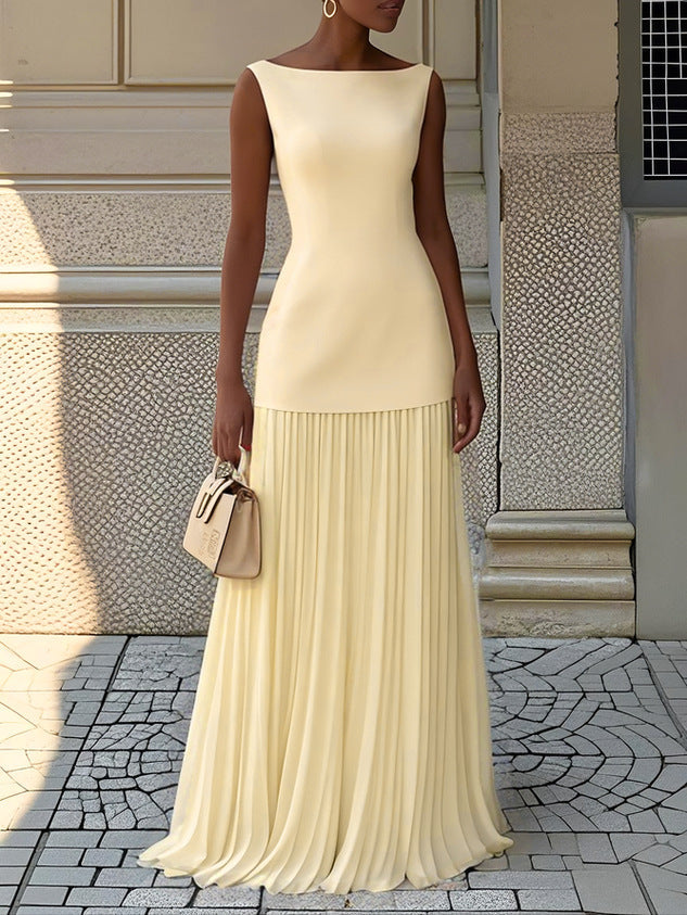 עלמה™ | שמלת מקסי מקופלת