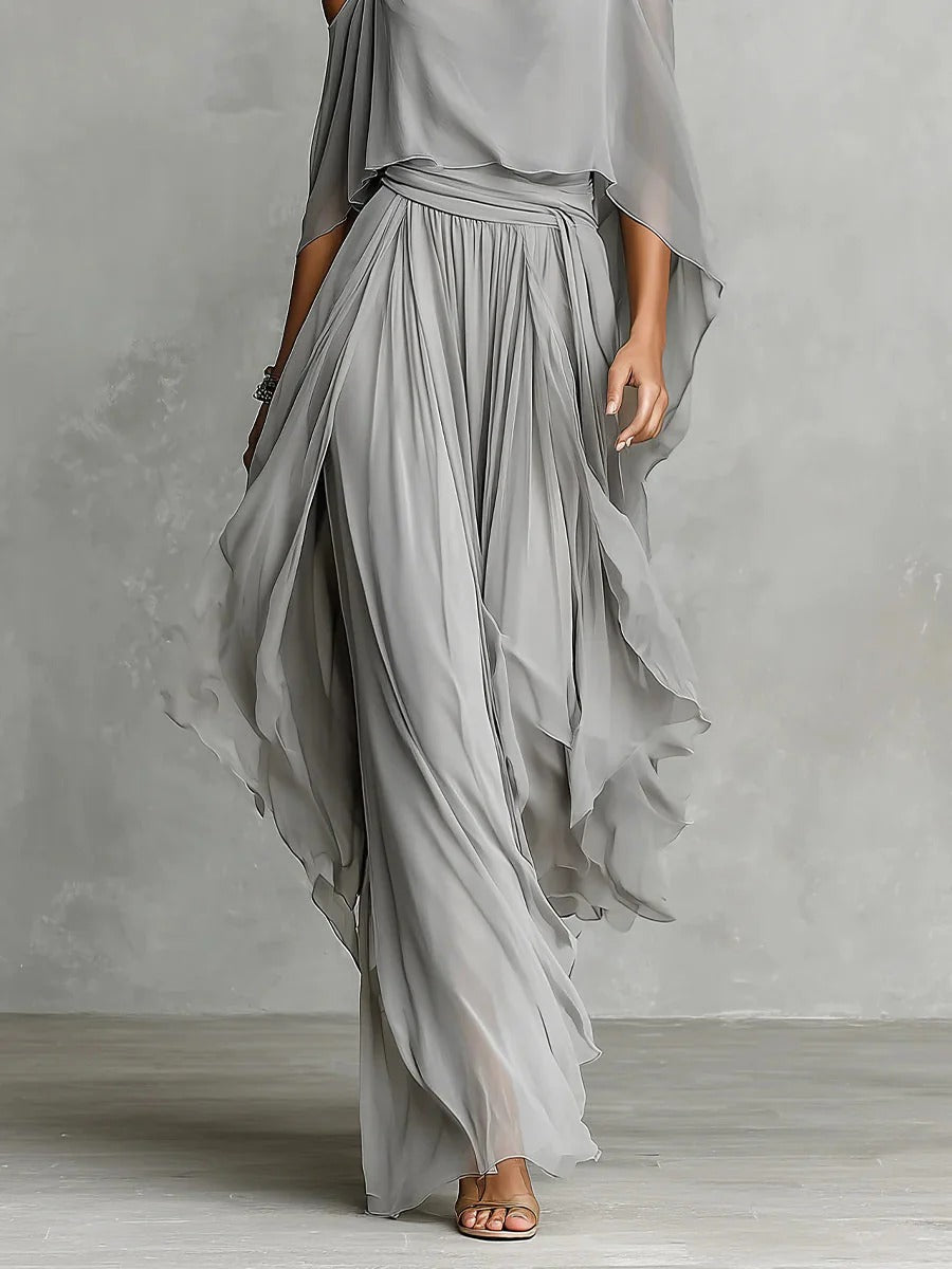 עינב | סט כתף חשופה זורם