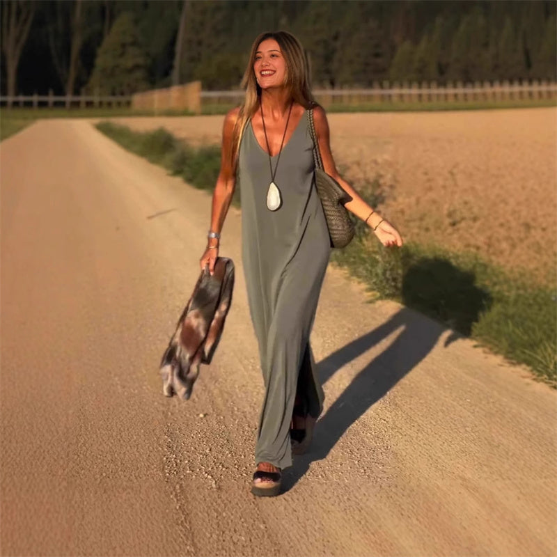סלמה | שמלה קז'ואל ללא שרוולים